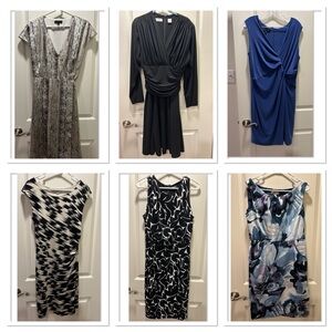 Women’s ladies Dresses size 12 - Lot of 6.